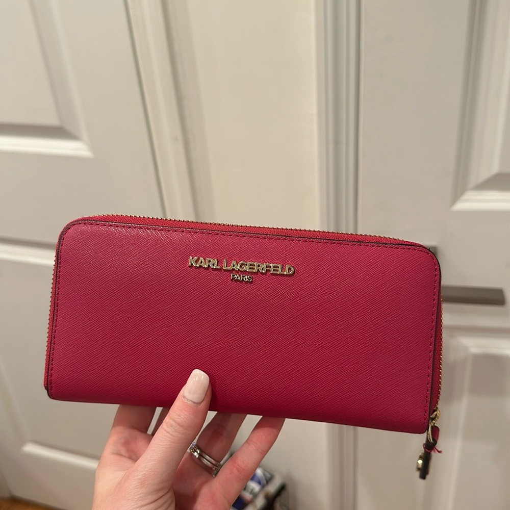 Bright Pink Karl Lagerfeld Wallet